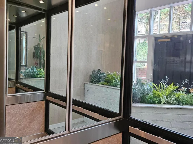 a view of a entryway door