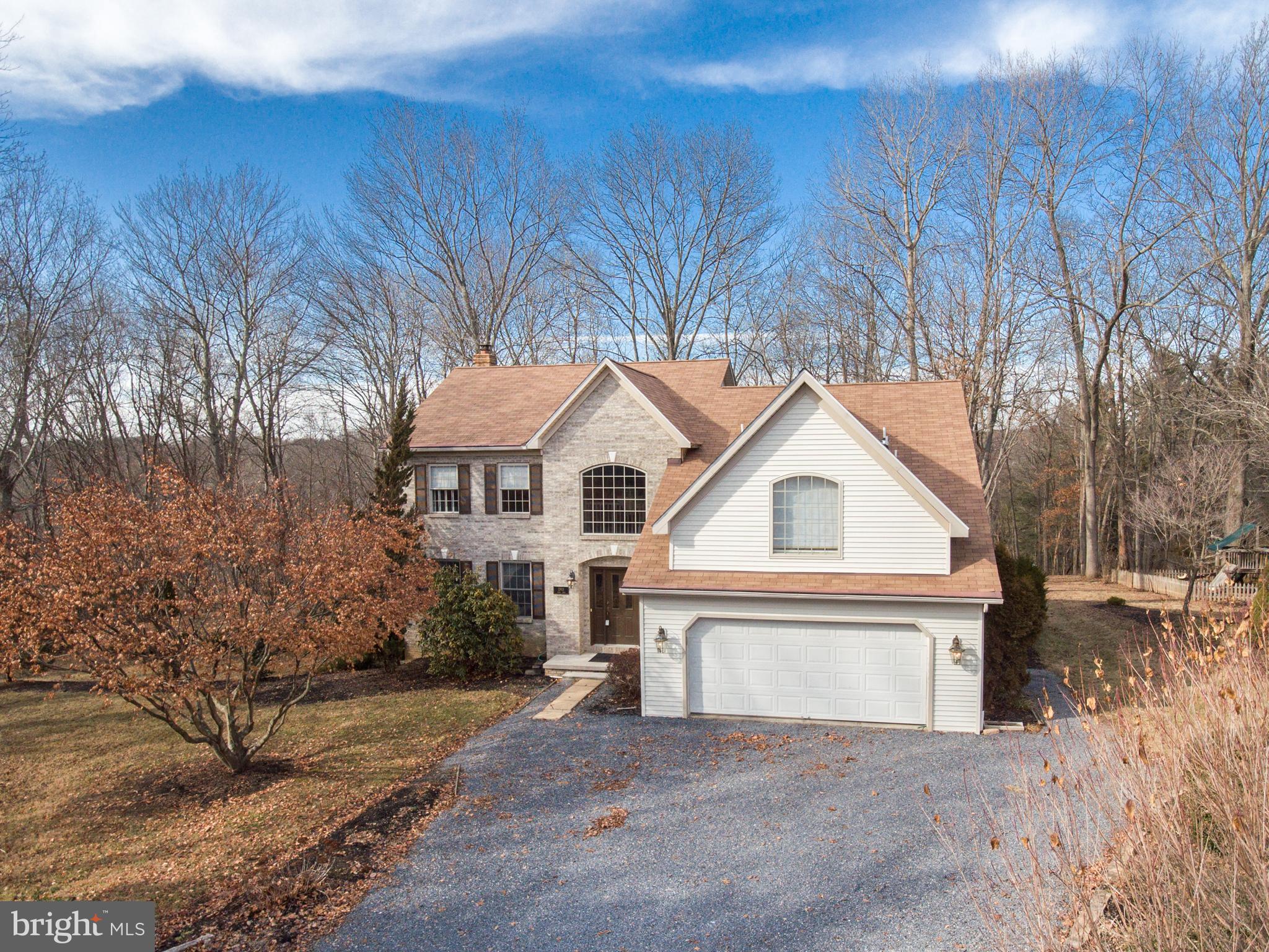 Stately Brick Front Colonial