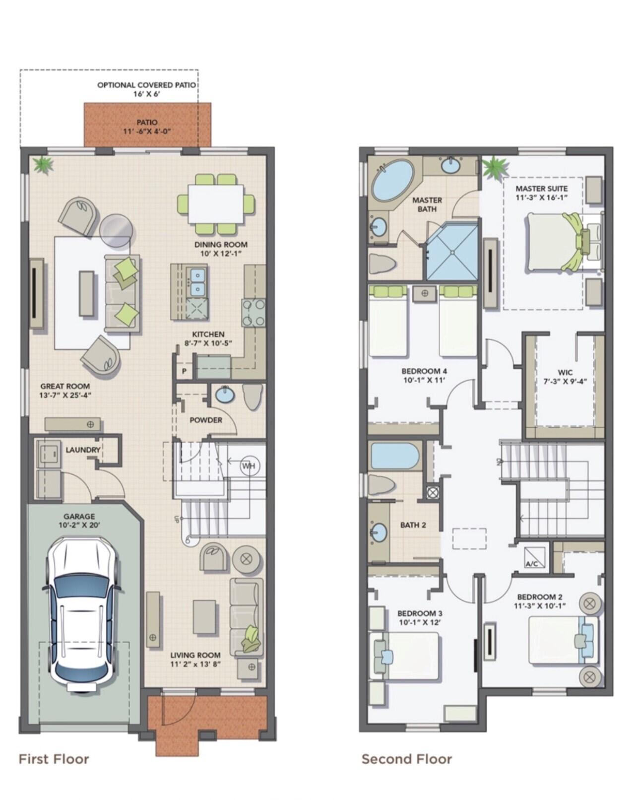 3014 Butternut Lane Riviera Beach, FL 33410 - Photo 33 of 33 Photo Floor Plan