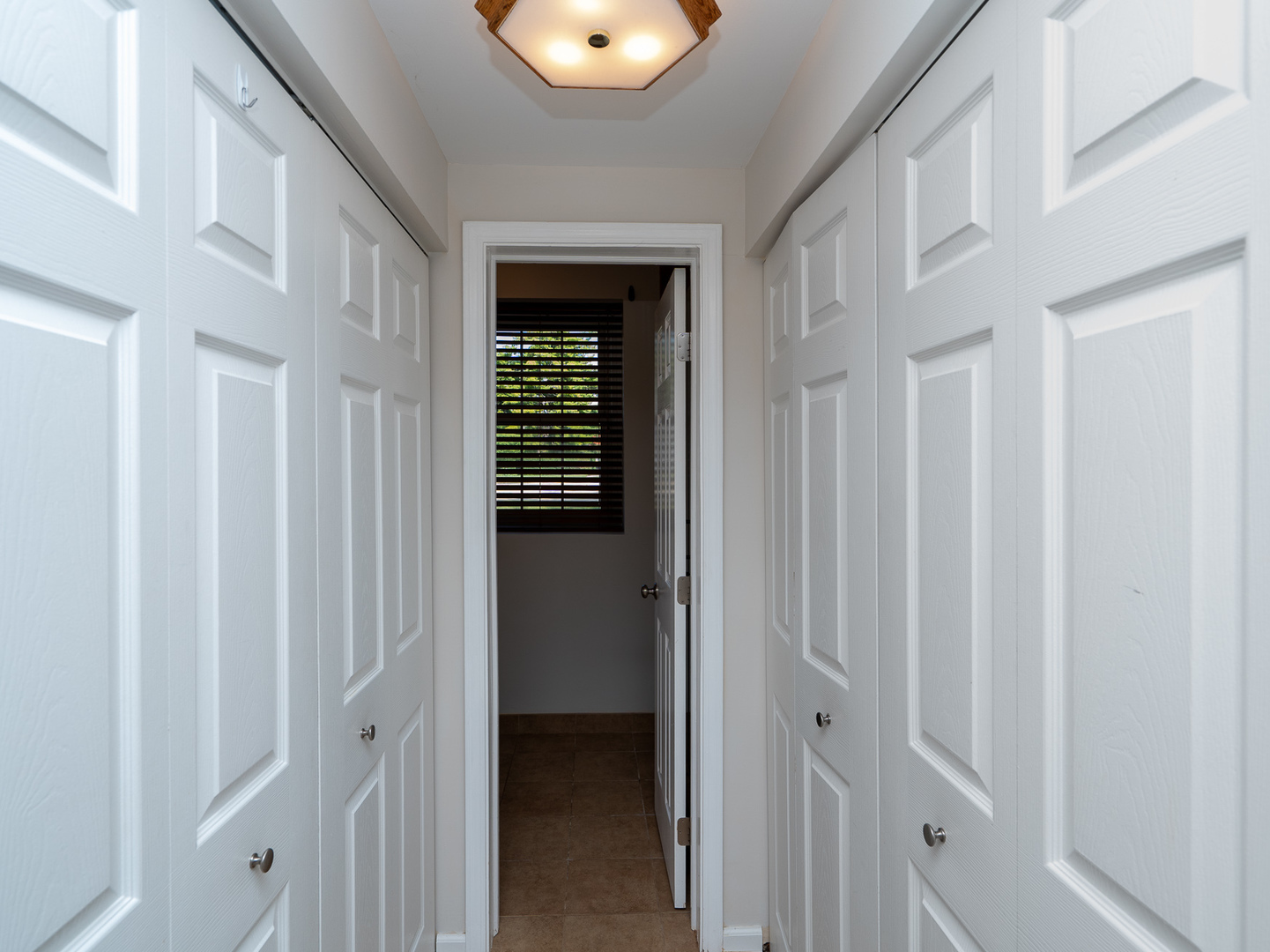 446 Hunters Way Fox River Grove, IL 60021 - Photo 11 of 23 a view of a hallway with wooden floor and closet