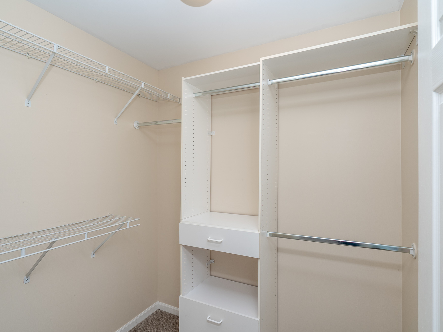 446 Hunters Way Fox River Grove, IL 60021 - Photo 18 of 23 a view of an empty walk in closet