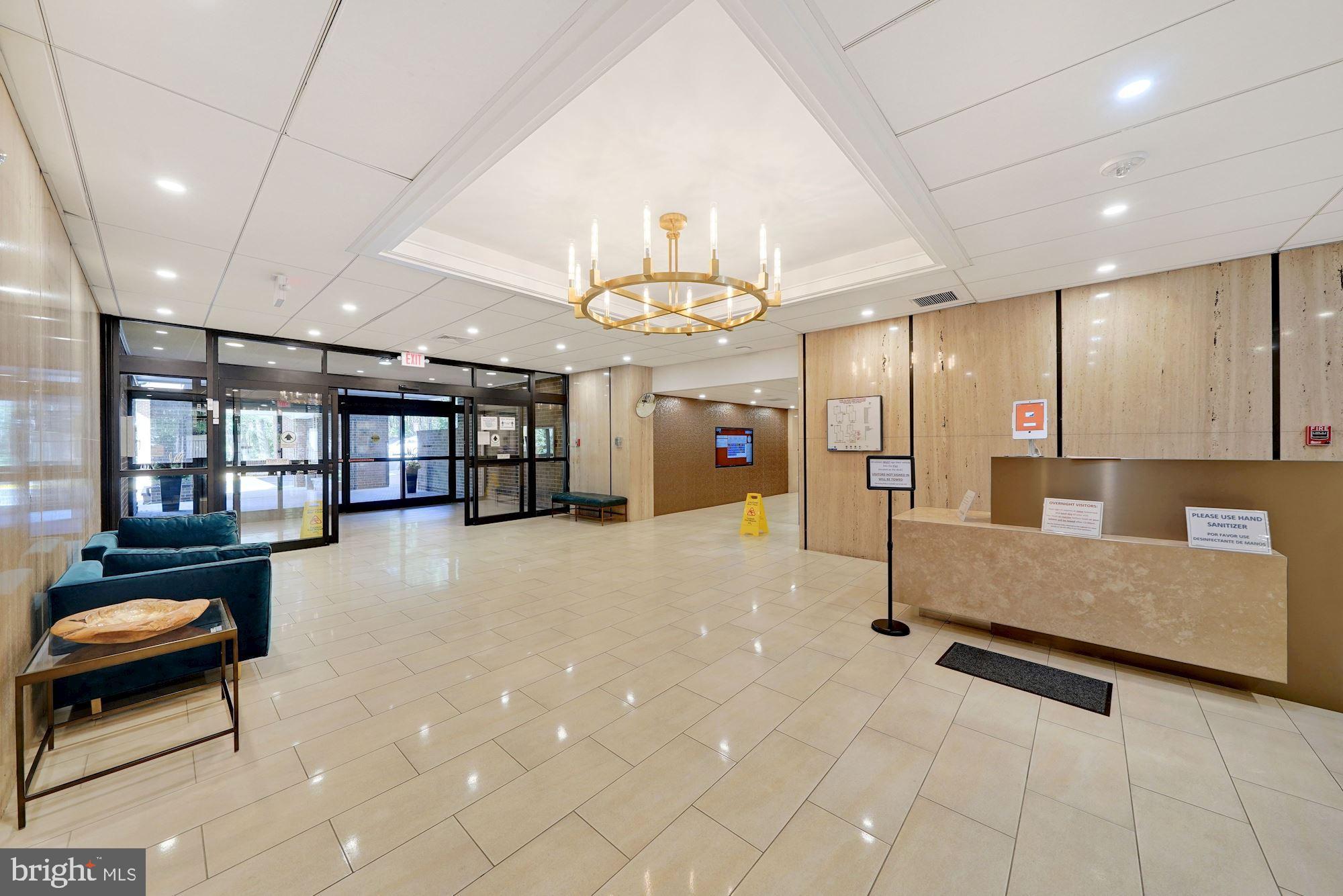 6101 Edsall Road, Unit 604 Alexandria, VA 22304 - Photo 39 of 43 Lobby at Alexandria Knolls