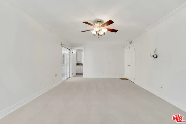 a view of an empty room