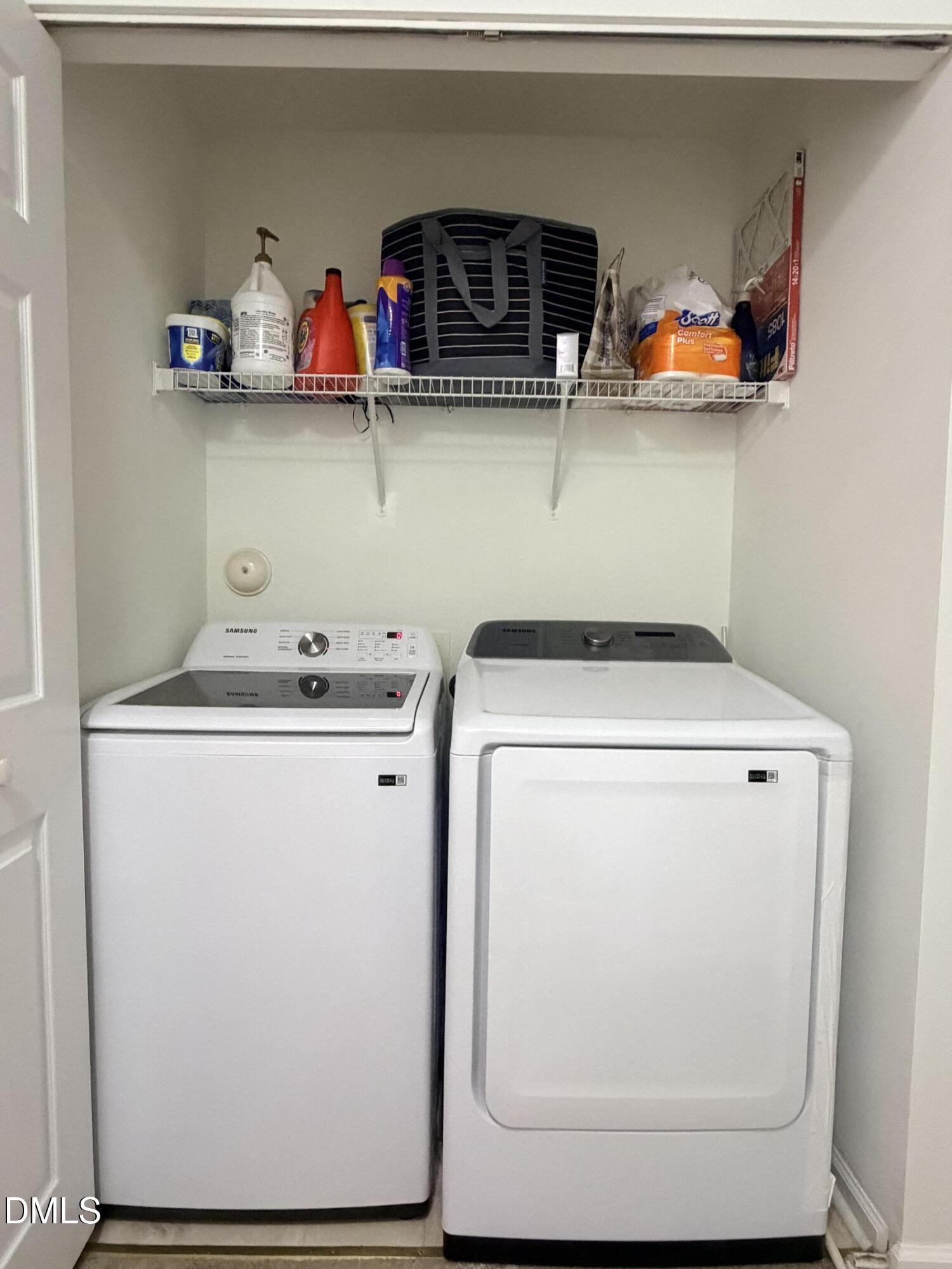5345 Glen Canyon Road Raleigh, NC 27616 - Photo 12 of 21 a utility room with dryer and washer