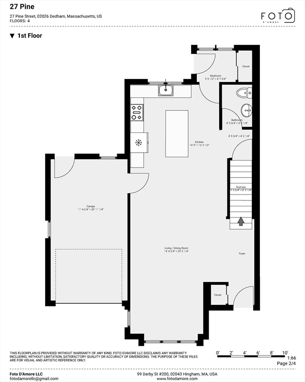 27 Pine Street, Unit 27 Dedham, MA 02026 - Photo 32 of 35 a picture of a floor plan