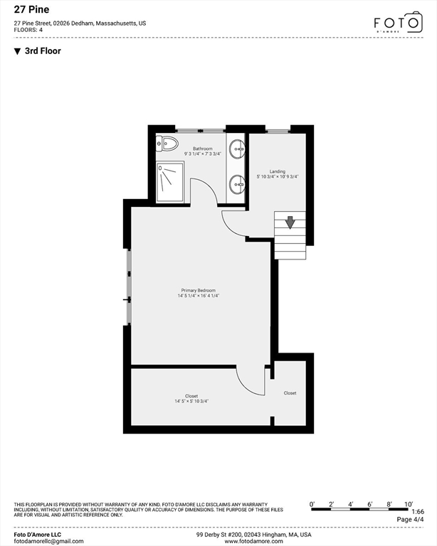 27 Pine Street, Unit 27 Dedham, MA 02026 - Photo 34 of 35 a picture of a floor plan