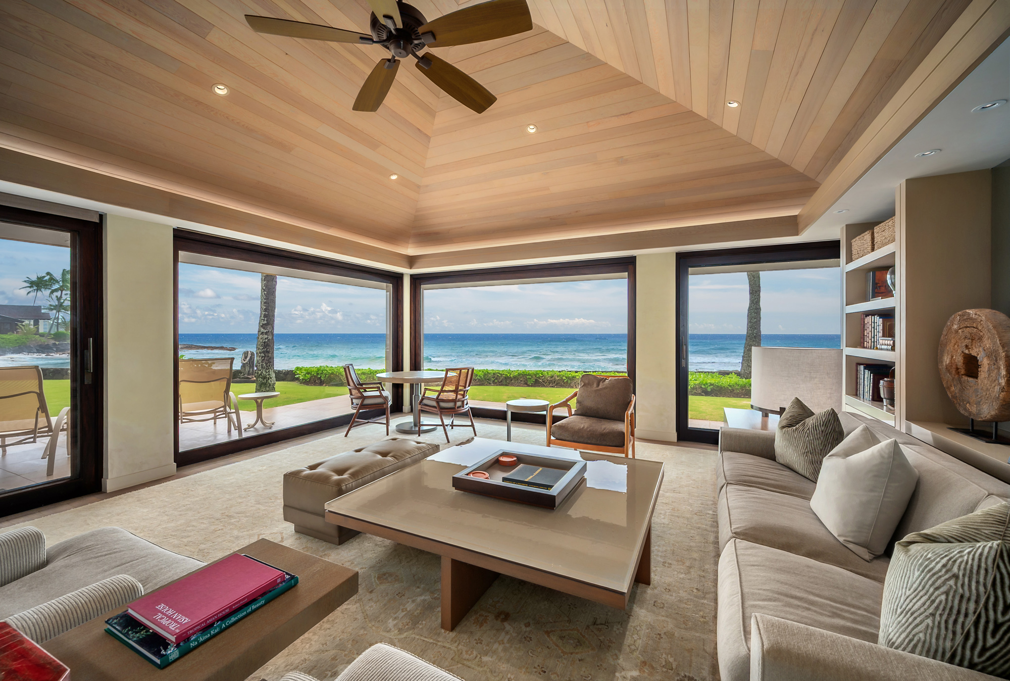 4890 Lawai Road Koloa, HI 96756 - Photo 13 of 30 a living room with furniture and a large window
