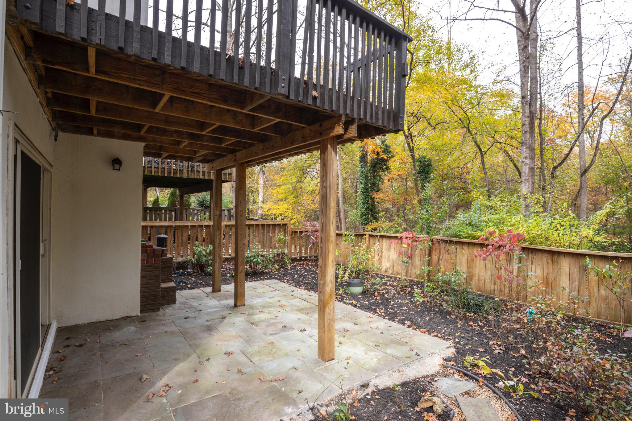 2318 Millennium Lane Reston, VA 20191 - Photo 33 of 34 a backyard of a house with lake view and outdoor seating