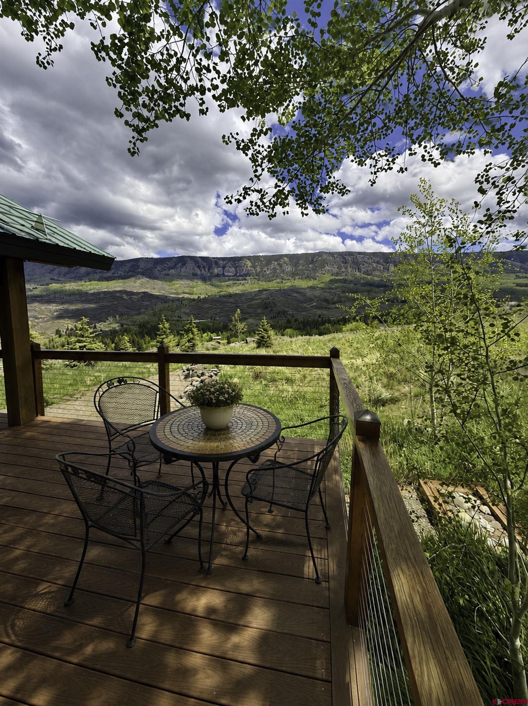 684 Falcon Way Montrose, CO 81403 - Photo 33 of 43 a view of a chairs and table on the terrace