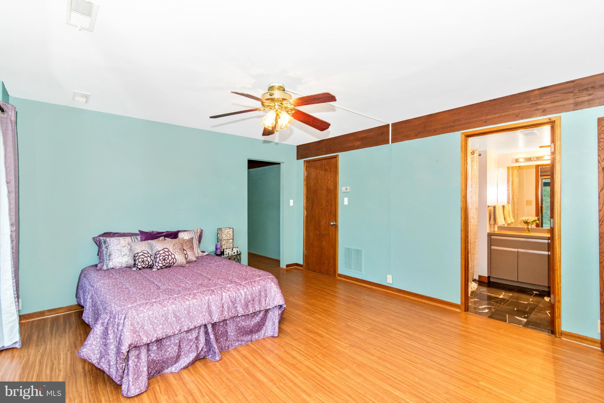 3160 Sumantown Road Middletown, MD 21769 - Photo 18 of 25 a bedroom with a bed and a chandelier