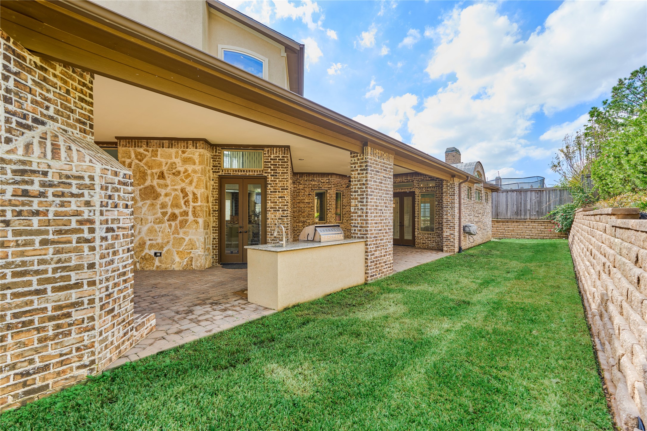 108 Evergreen Oak Drive Conroe, TX 77384 - Photo 44 of 45 Low maintenance backyard has enough room for your pets to take care of business.