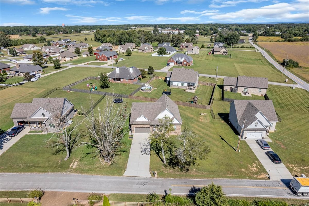 124 Cordell Love Road Smithville, TN 37166 - Photo 52 of 58 an aerial view of a house with a yard