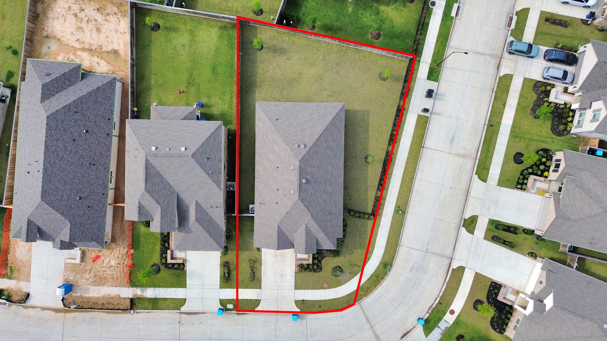 21927 Citrus Grove Cypress, TX 77433 - Photo 3 of 42 an aerial view of residential house with outdoor space and swimming pool