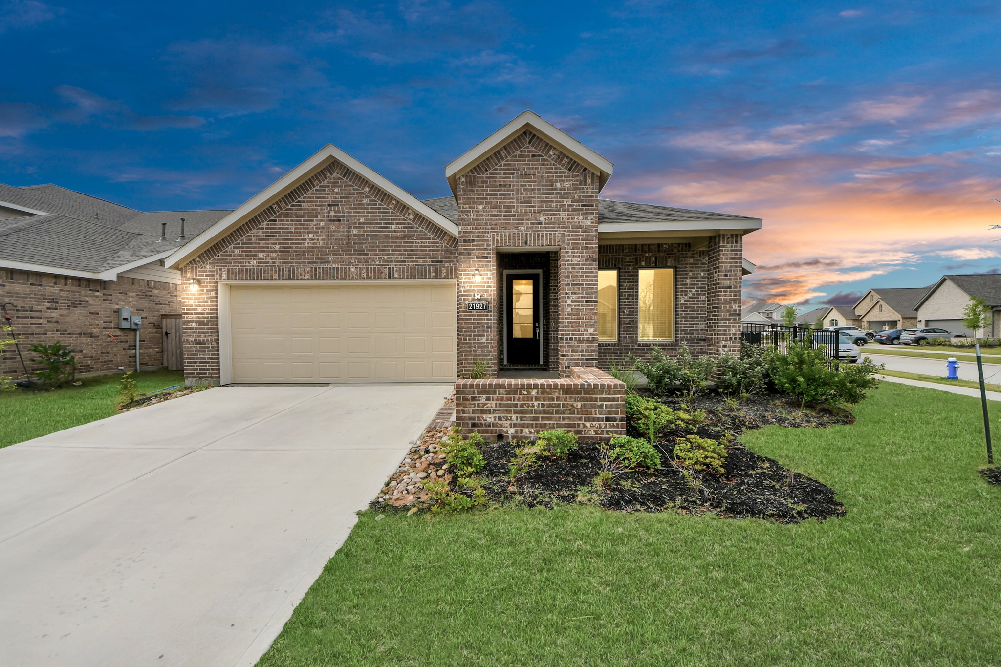 21927 Citrus Grove Cypress, TX 77433 - Photo 6 of 42 a front view of a house with a yard