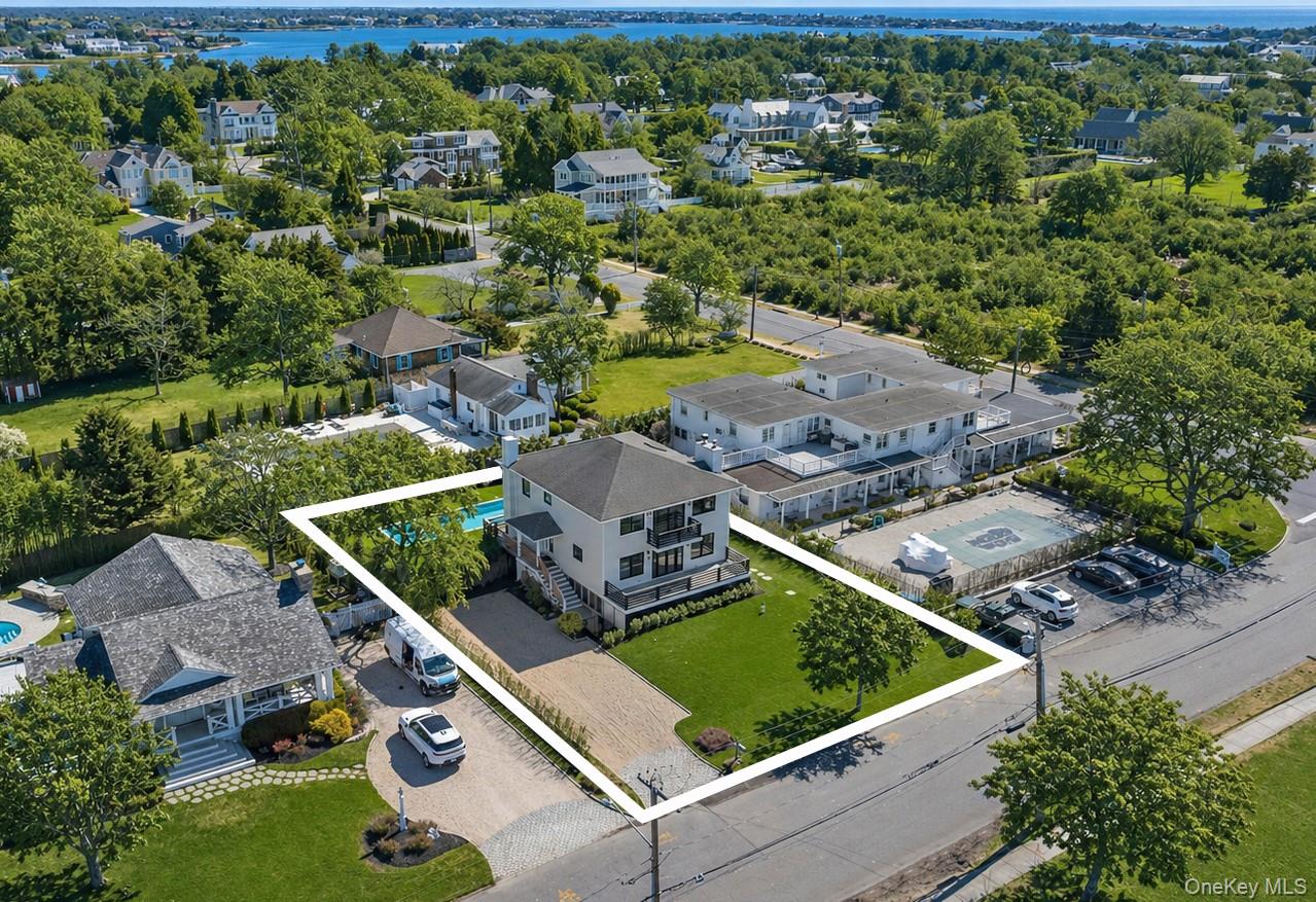 54 Library Avenue Westhampton Beach, NY 11978 - Photo 21 of 21 an aerial view of a house