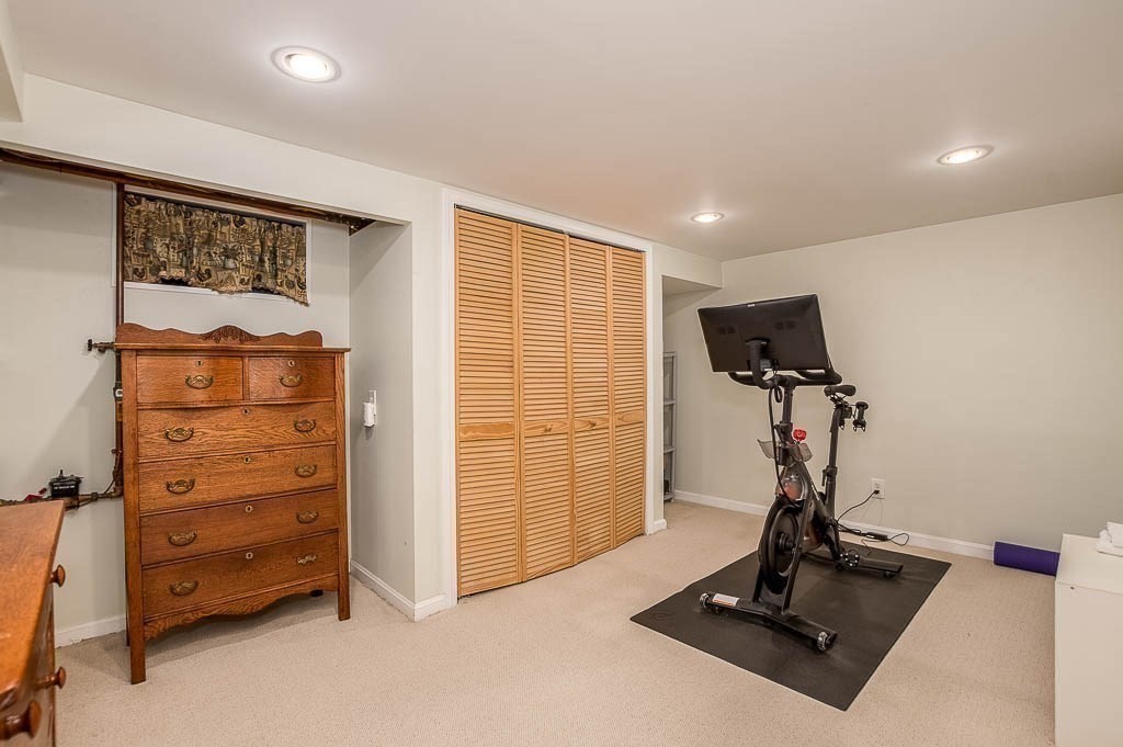 1 Intervale Road Dedham, MA 02026 - Photo 29 of 42 a view of a room with gym equipment
