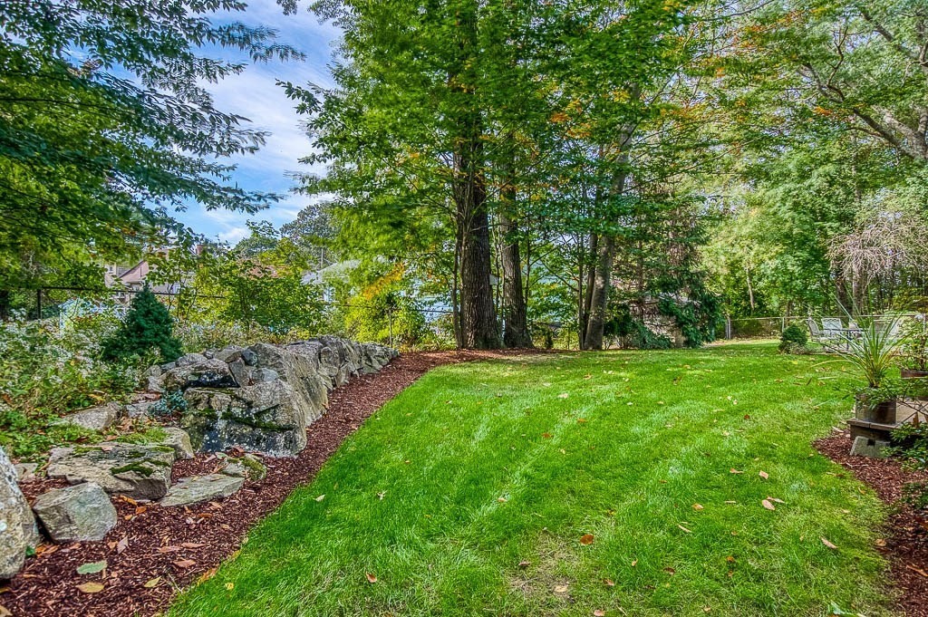 1 Intervale Road Dedham, MA 02026 - Photo 37 of 42 a view of green field with trees in the background