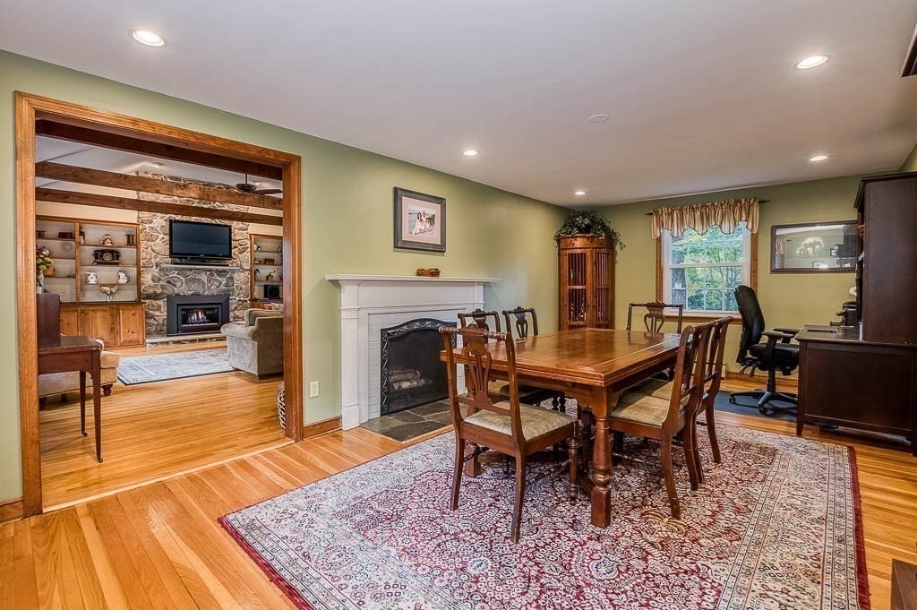 1 Intervale Road Dedham, MA 02026 - Photo 9 of 42 a view of a dining room with furniture window and wooden floor