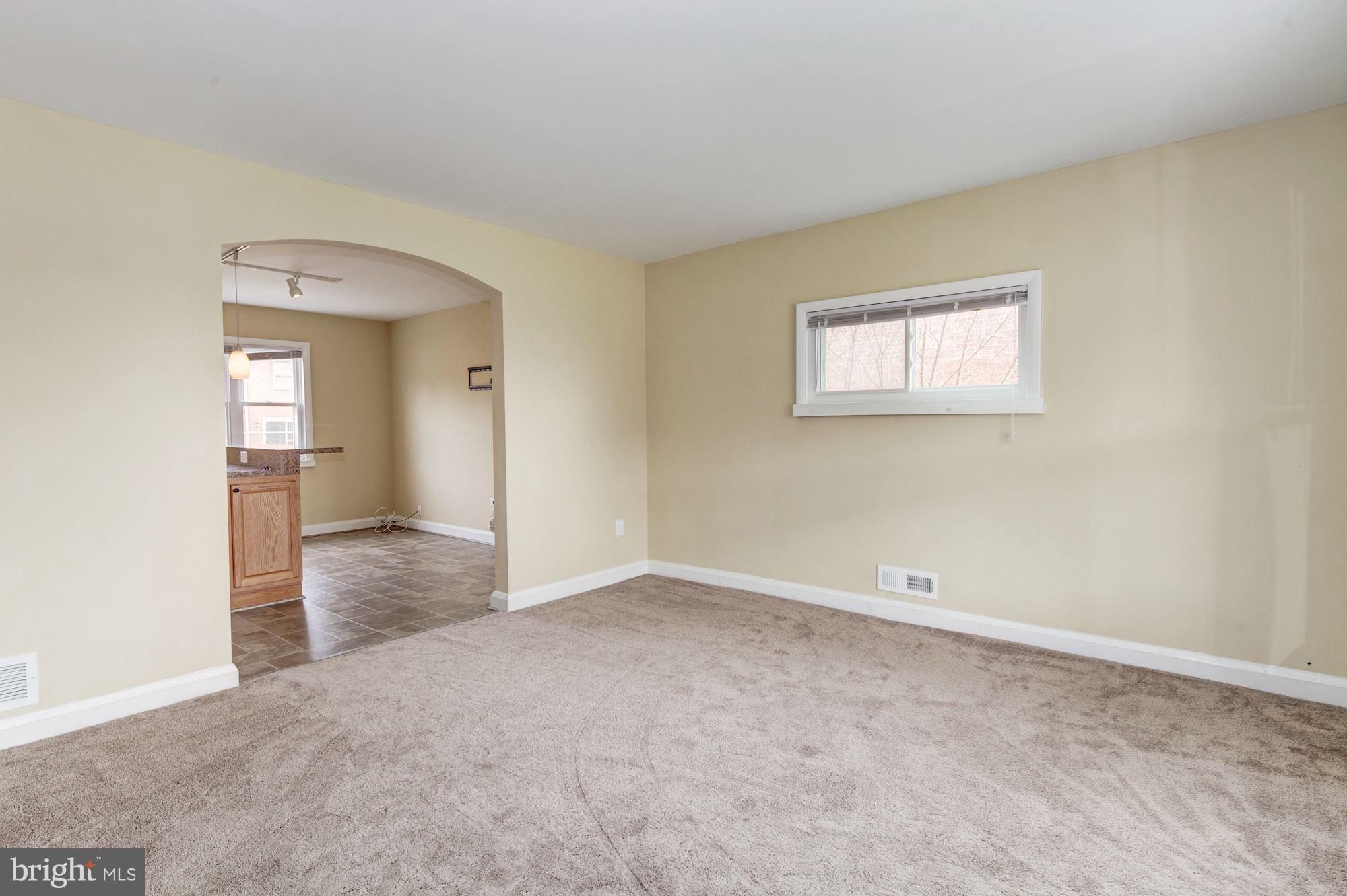 514 Queensgate Road Baltimore, MD 21229 - Photo 3 of 29 Living Room, Kitchen