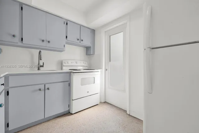 a view of a room that has a window in it