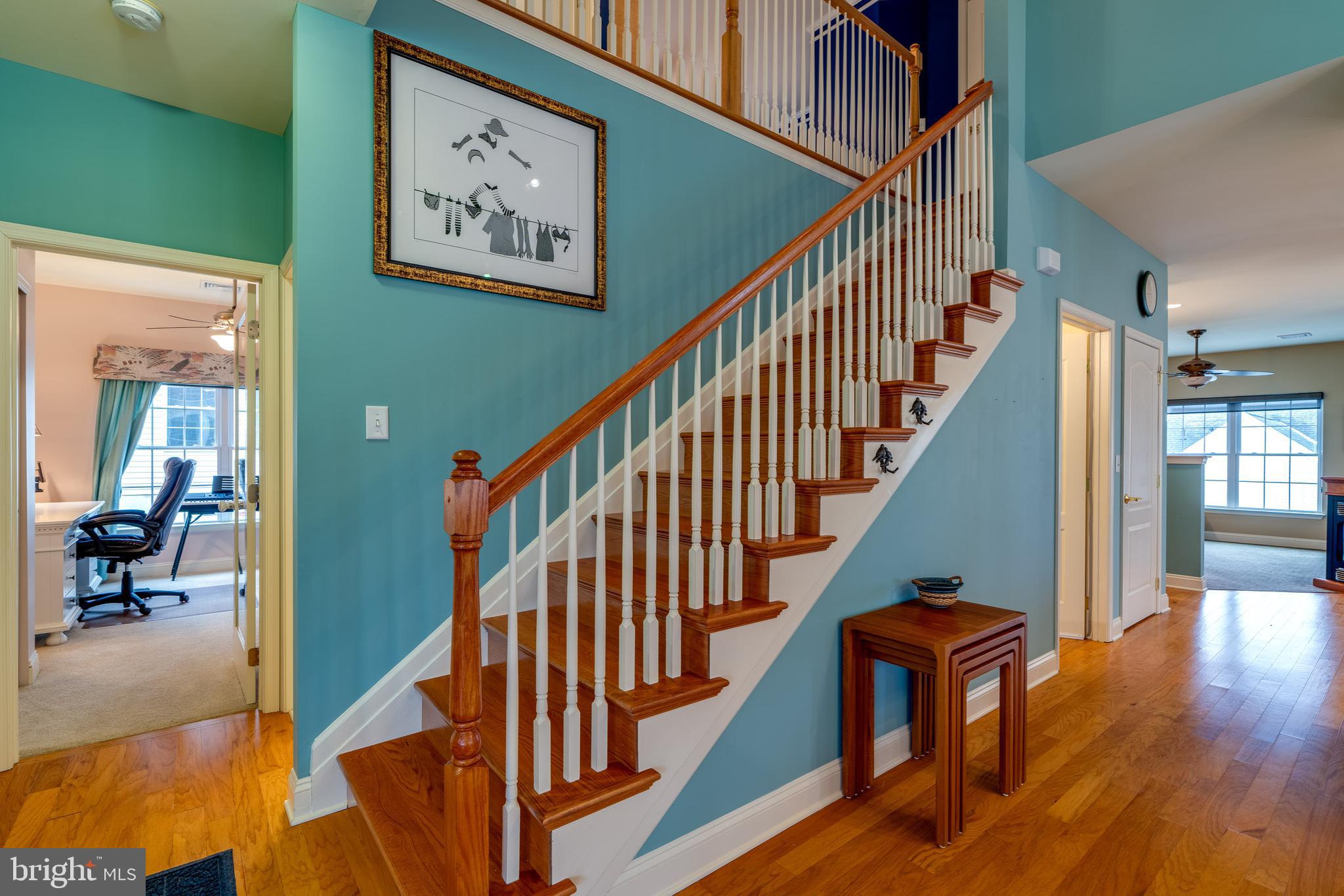 1809 Risser Lane Lancaster, PA 17601 - Photo 67 of 106 Hardwood stairs to second floor