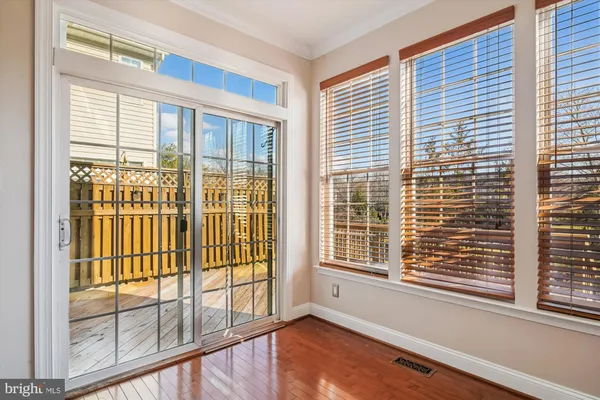 a view of balcony with staircase