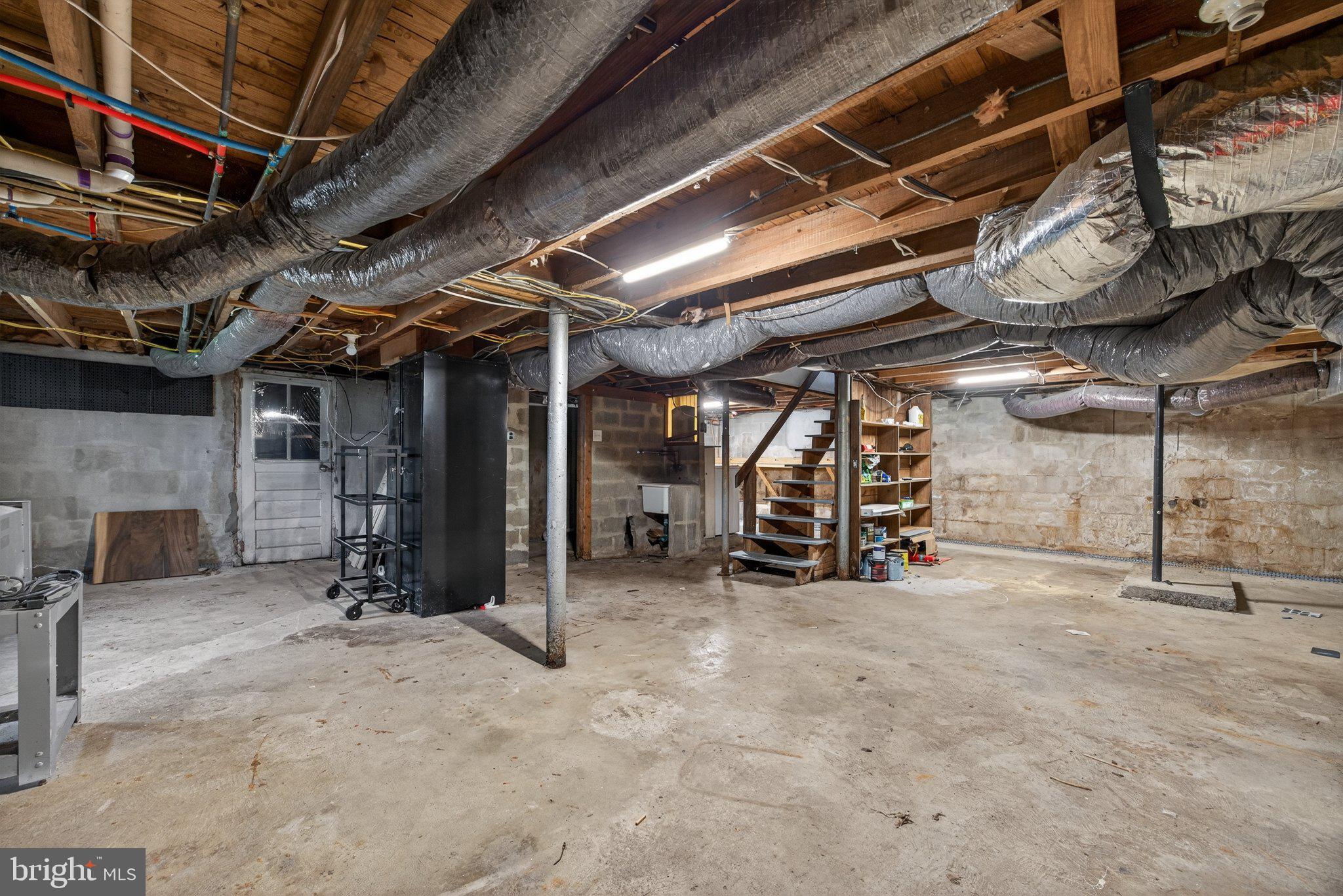 1511 Buchert Road Pottstown, PA 19464 - Photo 36 of 46 Spacious unfinished basement ready for ideas.