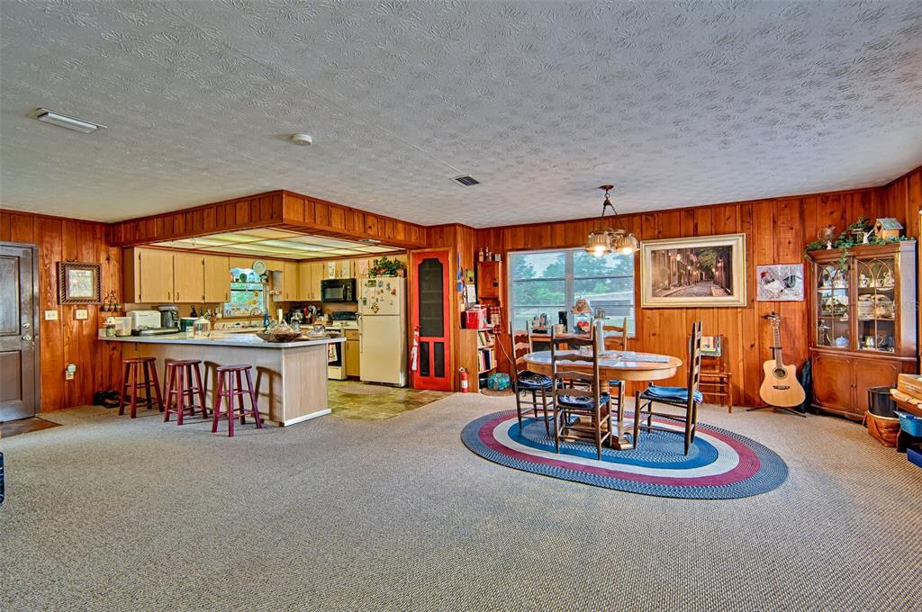 6537 Triest Avenue Keystone Heights, FL 32656 - Photo 8 of 36 a living room with furniture a fireplace and city view