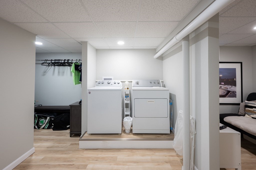 5 Chatham Circle Hingham, MA 02043 - Photo 25 of 30 a utility room with washer and dryer