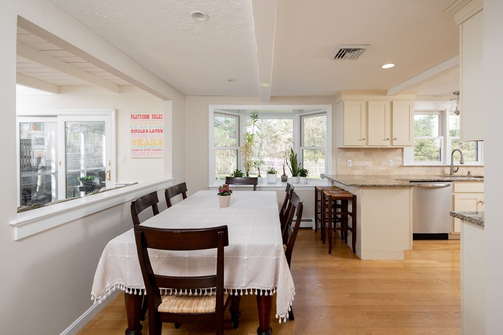 5 Chatham Circle Hingham, MA 02043 - Photo 4 of 30 a view of a dining room with furniture and a large window