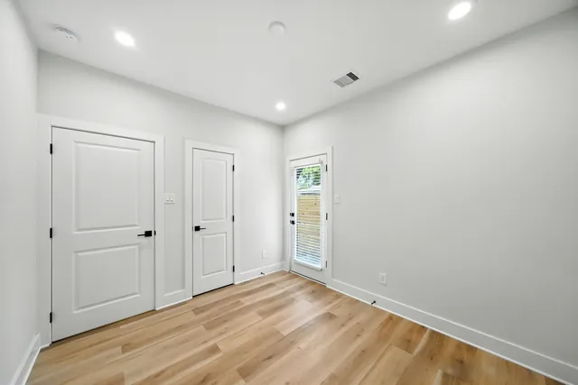 a view of empty room