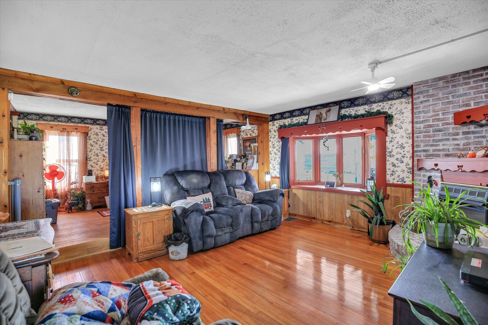 23 County Road 300 North Ivesdale, IL 61851 - Photo 18 of 45 a living room with furniture and a large window