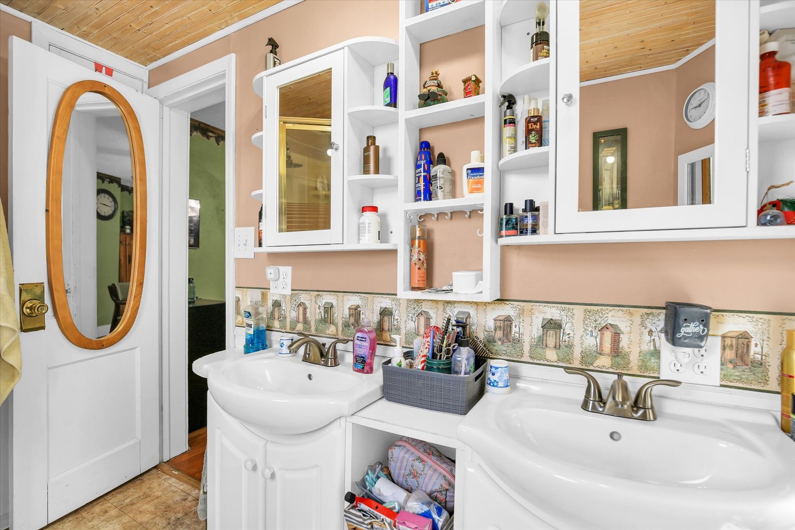 23 County Road 300 North Ivesdale, IL 61851 - Photo 28 of 45 a bathroom with a sink and a mirror