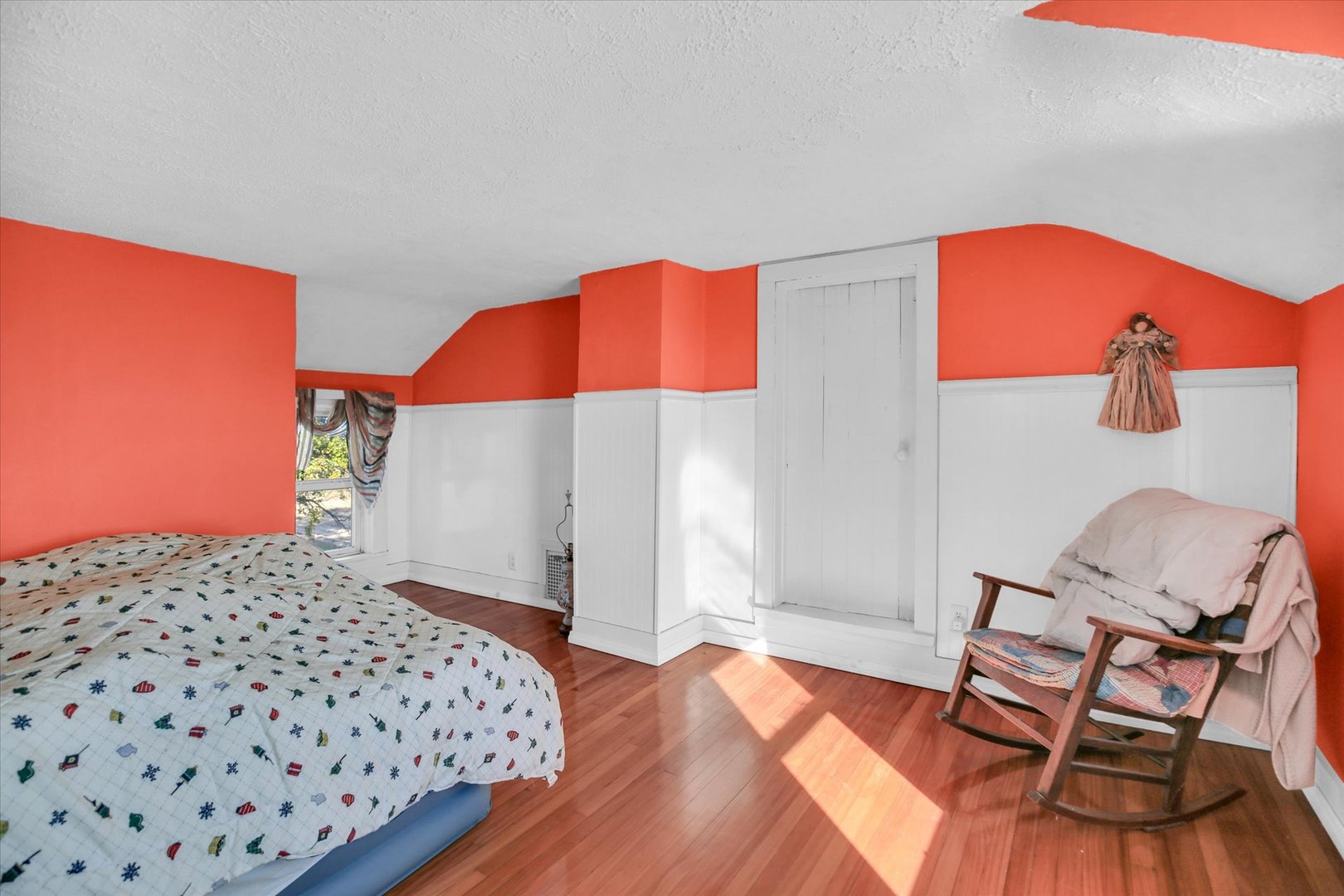 23 County Road 300 North Ivesdale, IL 61851 - Photo 34 of 45 a bedroom with a bed and a chair