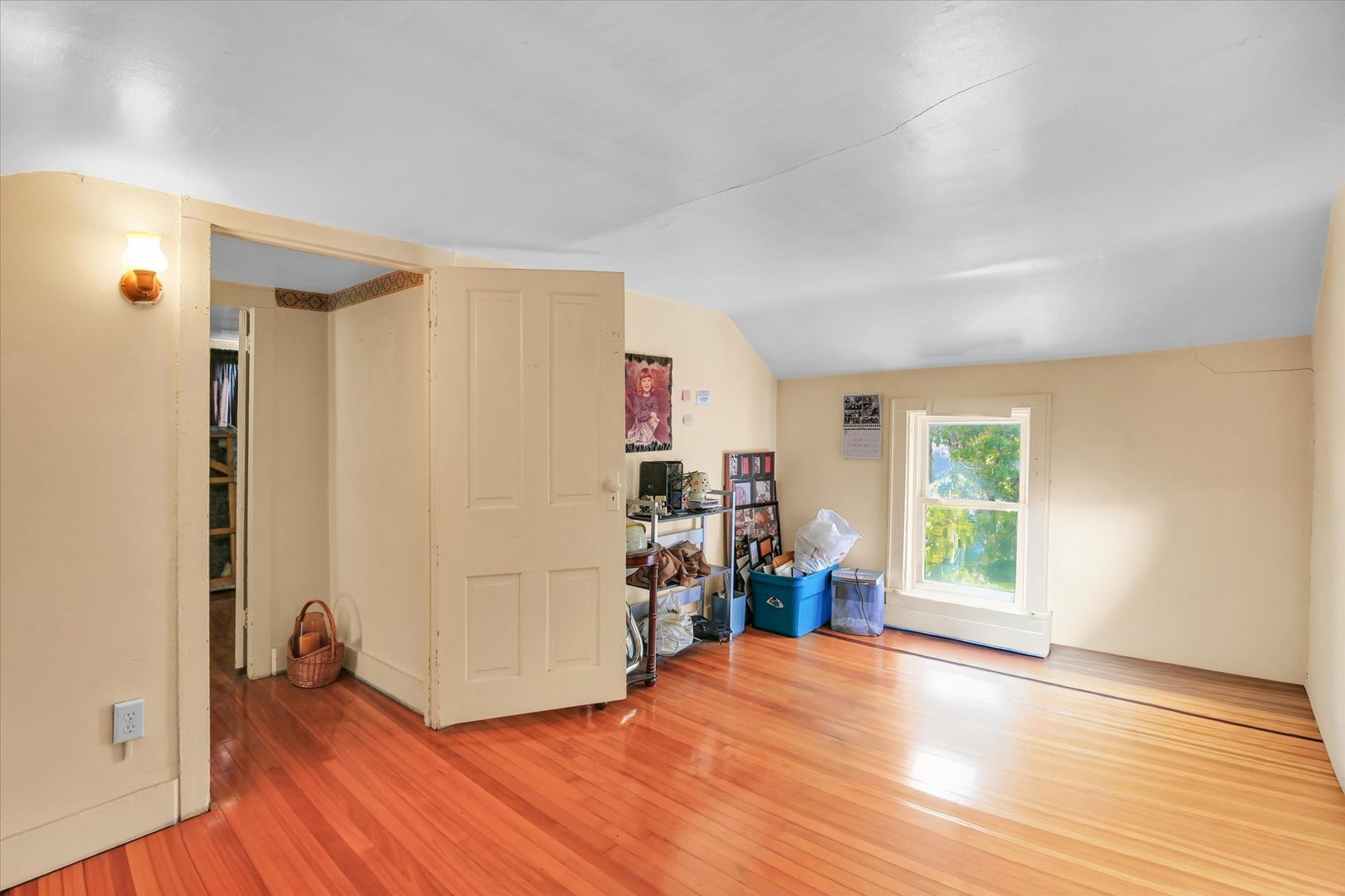 23 County Road 300 North Ivesdale, IL 61851 - Photo 39 of 45 a view of empty room with wooden floor and fan