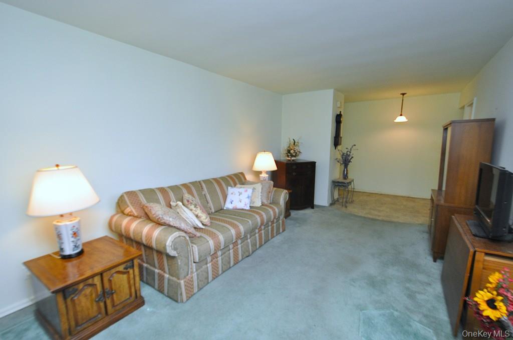 682 Tuckahoe Road, Unit 5H Yonkers, NY 10710 - Photo 5 of 24 a living room with furniture and a flat screen tv