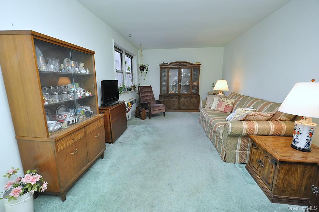 682 Tuckahoe Road, Unit 5H Yonkers, NY 10710 - Photo 7 of 24 a living room with furniture and a flat screen tv