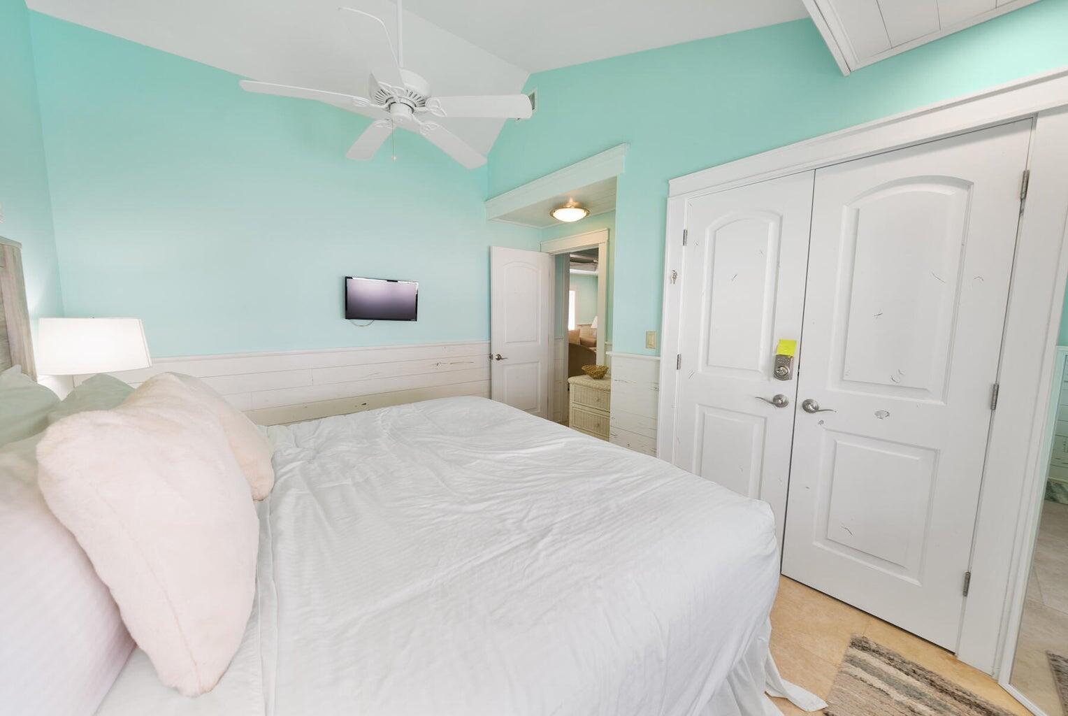36 Green Street Inlet Beach, FL 32461 - Photo 11 of 29 a bedroom with a bed and a window