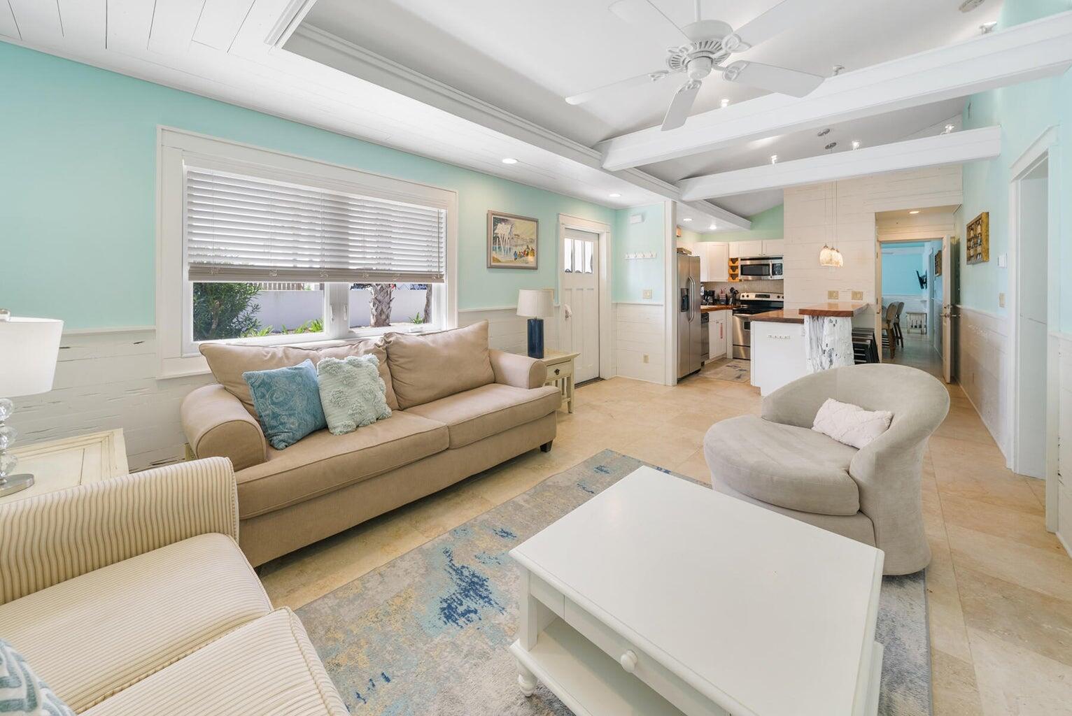 36 Green Street Inlet Beach, FL 32461 - Photo 17 of 29 a living room with furniture and a large window