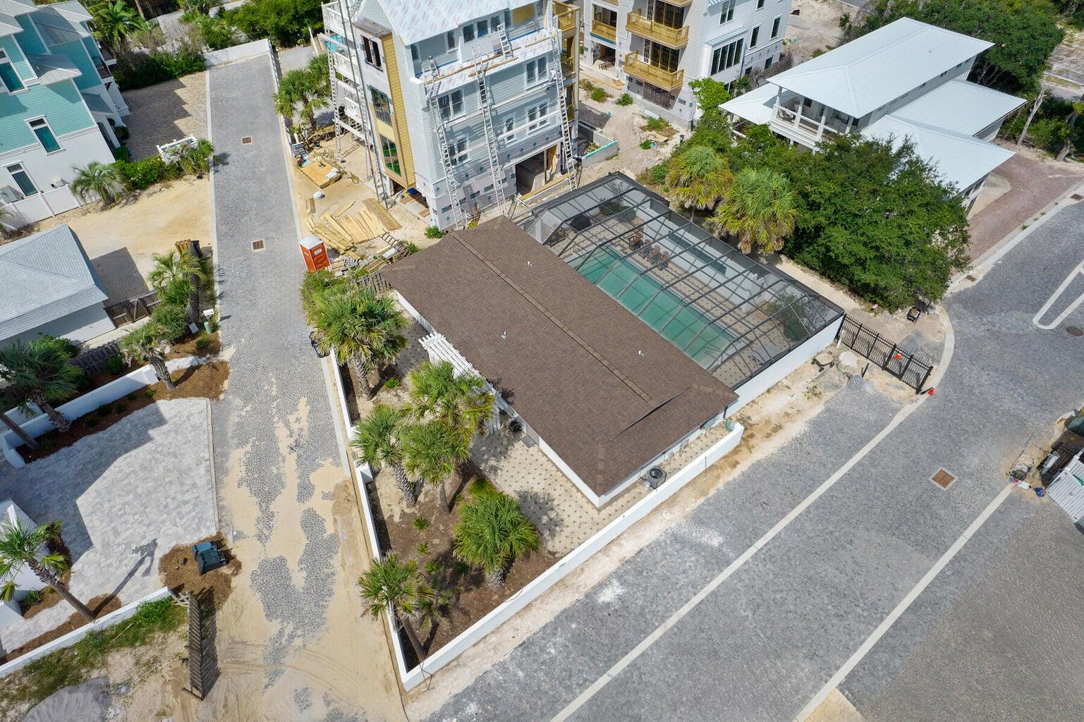 36 Green Street Inlet Beach, FL 32461 - Photo 4 of 29 an aerial view of multiple houses with yard