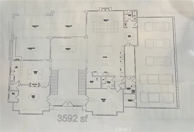 a view of a backyard with a barn