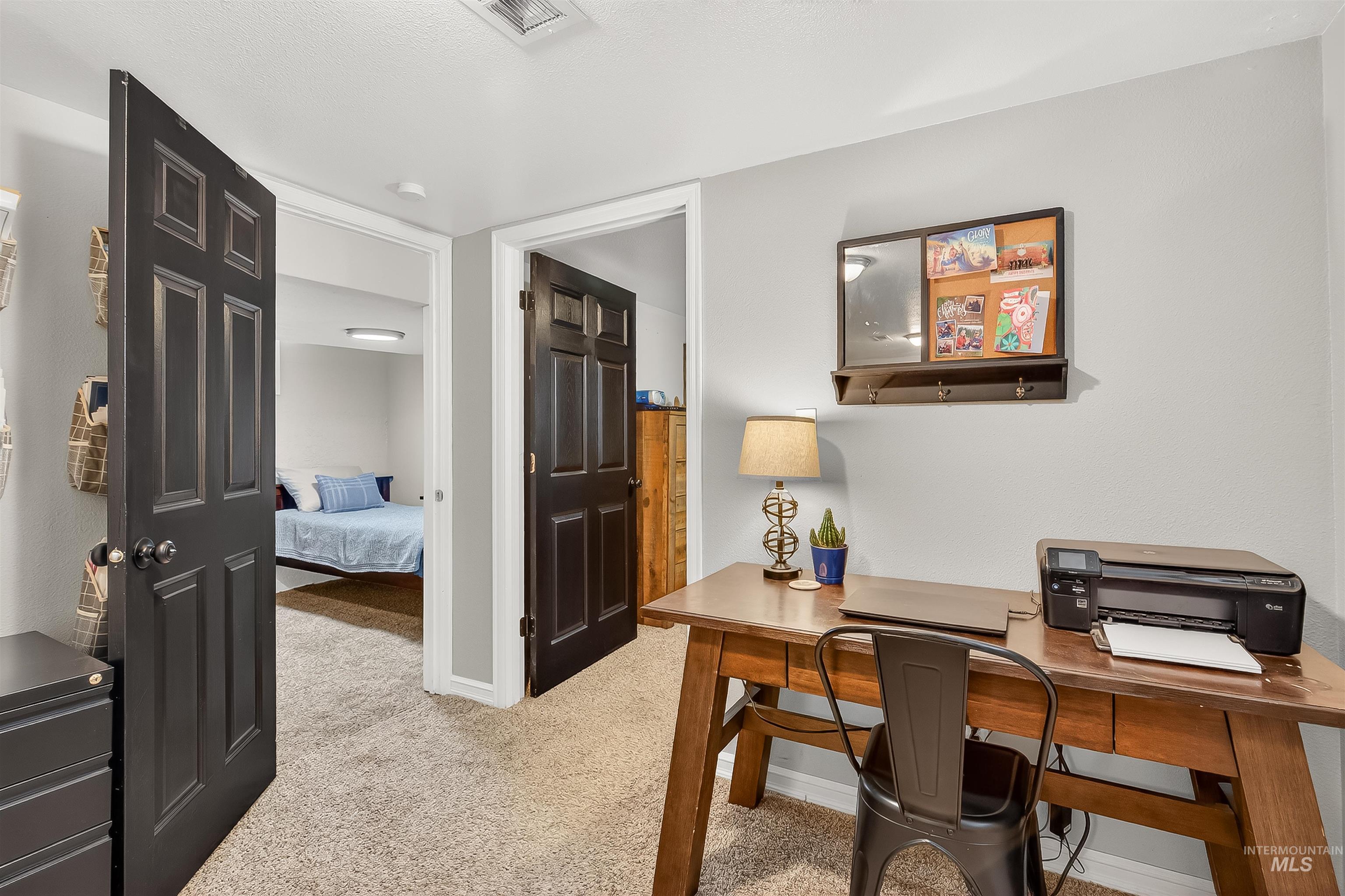 810 3rd Street Clarkston, WA 99403 - Photo 28 of 46 Home office featuring light colored carpet and baseboards
