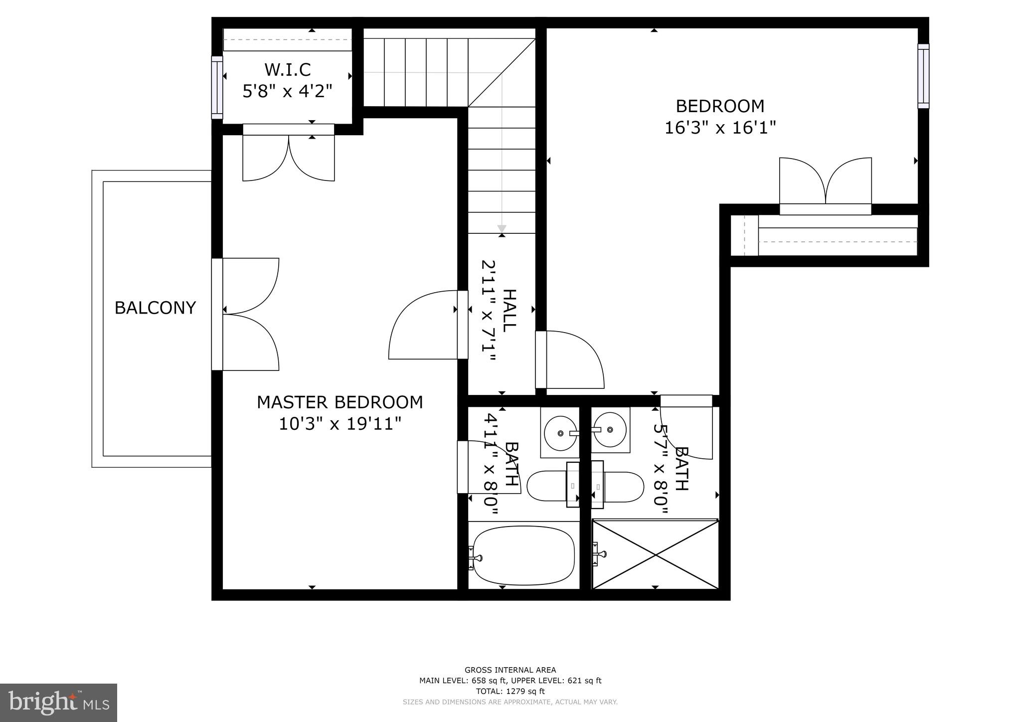 1409 G Street Northeast, Unit 21 Washington, DC 20002 - Photo 27 of 27 Floor Plan - 2nd Level