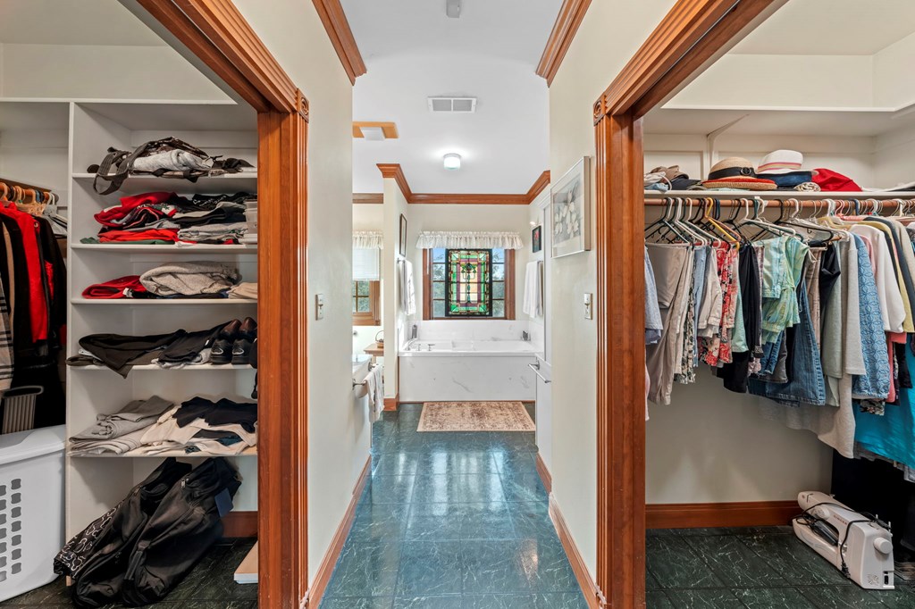 726 Paradise Ranch Road Fredericksburg, TX 78624 - Photo 15 of 38 a view of walk in closet with clothes and shoes