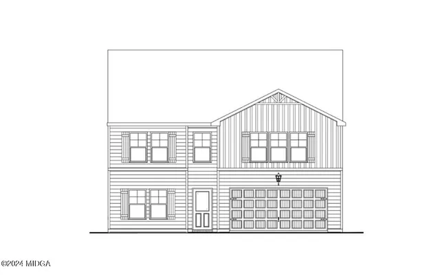 a black and white photo of a room