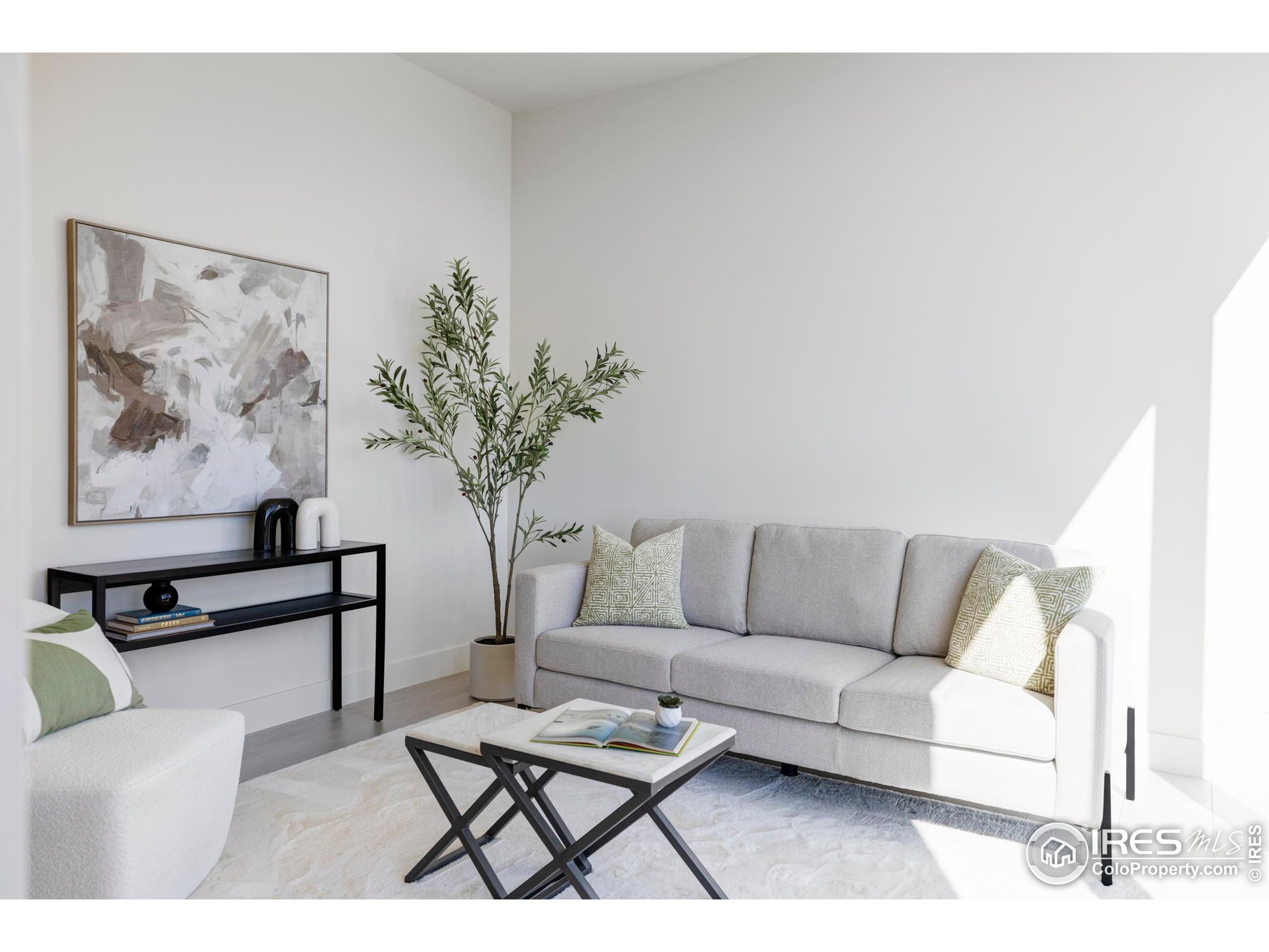 1575 Linden Drive Boulder, CO 80304 - Photo 27 of 39 a living room with furniture and a potted plant