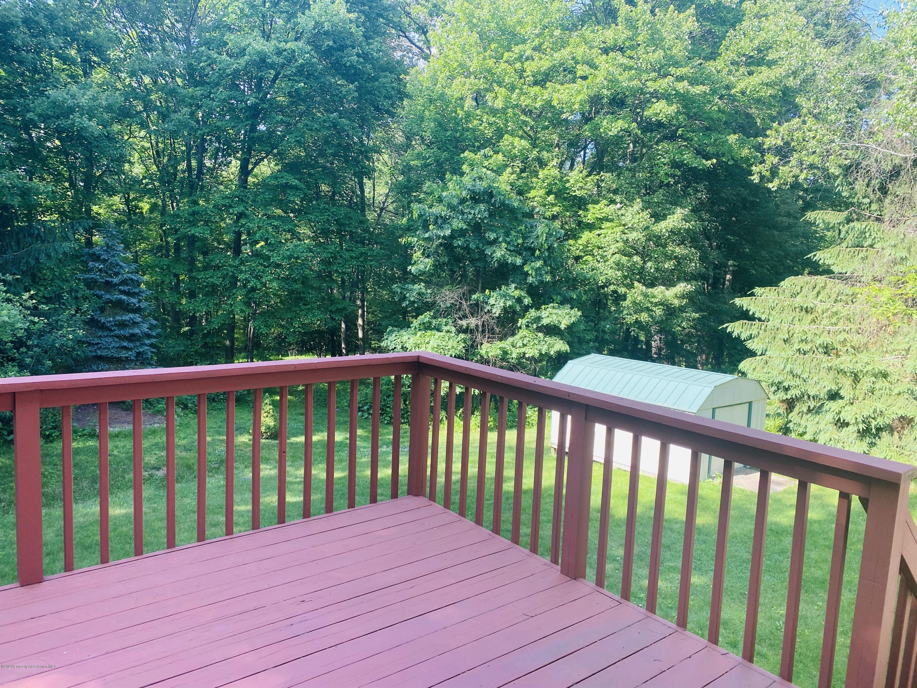 309 Church Road Mountain Top, PA 18707 - Photo 47 of 48 a balcony with wooden floor