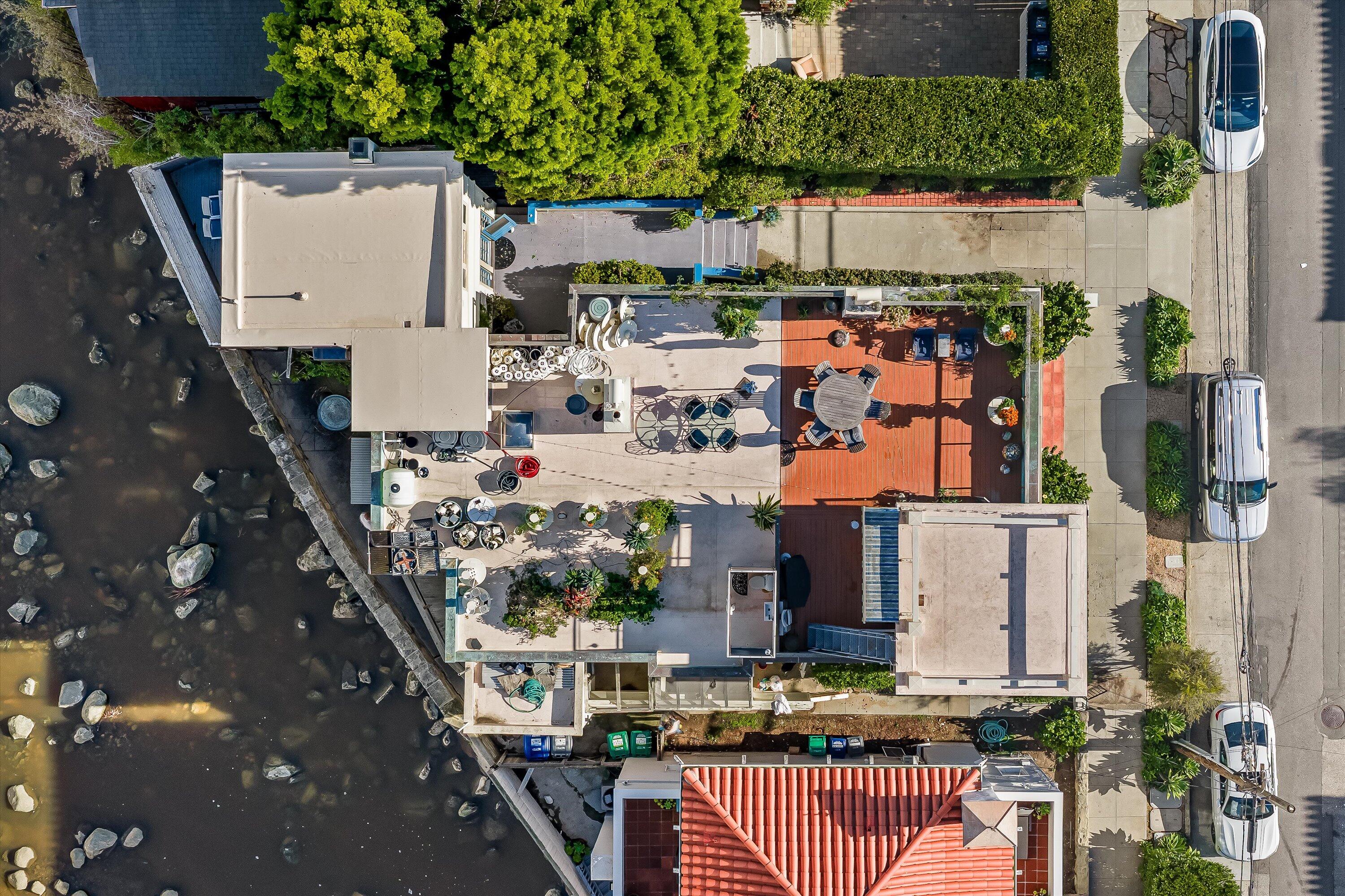118 Chapala Street Santa Barbara, CA 93101 - Photo 39 of 46 an aerial view of a house with outdoor space
