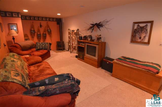 6670 County Rd F Lake Nebagamon, WI 54849 - Photo 12 of 25 Family Room in Basement