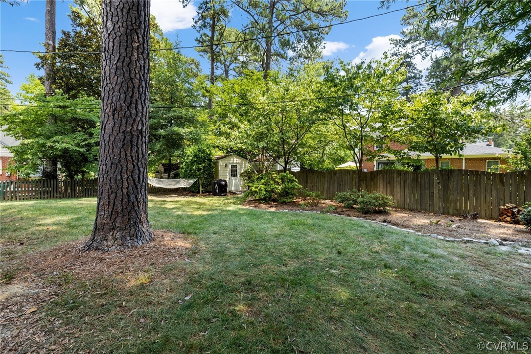 1003 Bevridge Road Richmond, VA 23226 - Photo 28 of 29 a view of a garden with a tree